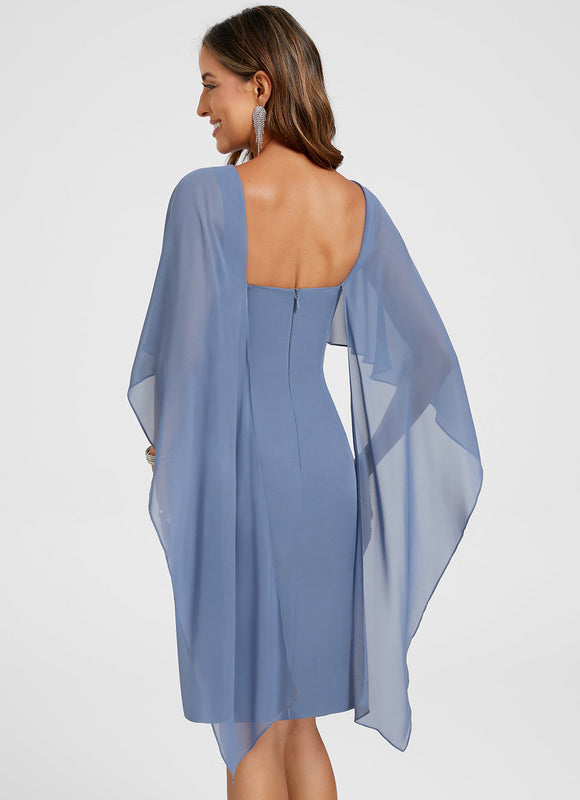Robe Cocktail Courte Fourreau - gallery 7