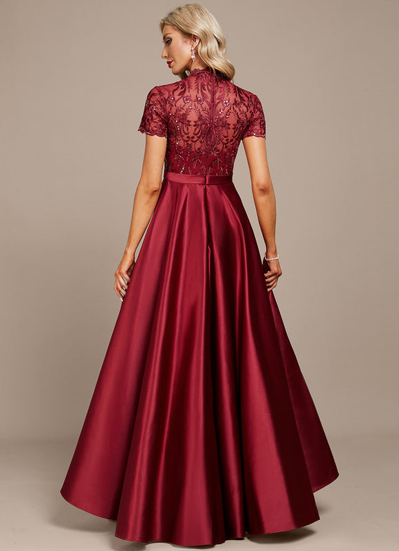 Robe Cocktail Rouge Élégance - gallery 4