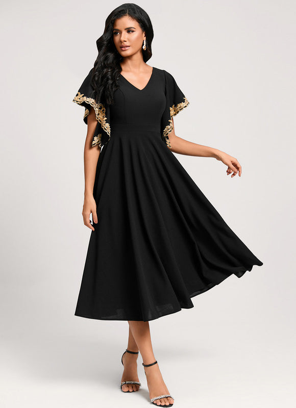 Robe Cocktail Noir Chic - gallery 3