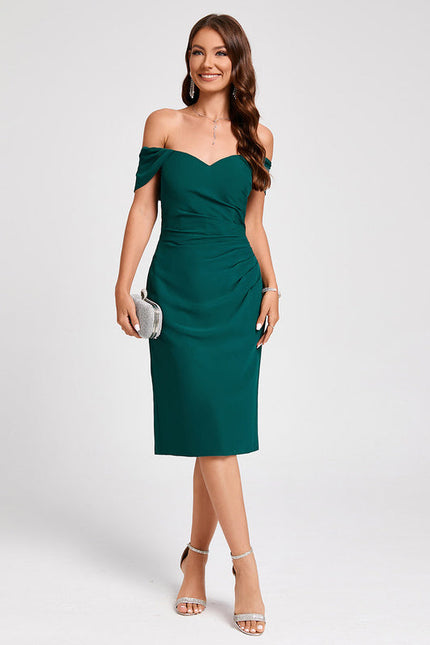 Robe Cocktail Épaule Libre - gallery 7