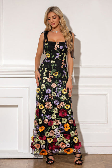 Robe Cocktail Fleur Nocturne - gallery 5