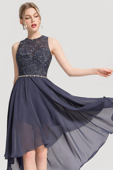 Robe Cocktail Éclat Vert Satiné