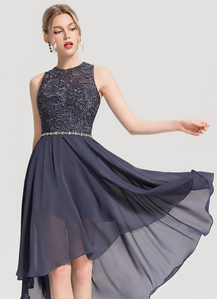 Robe Cocktail Éclat Vert Satiné