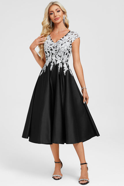 Robe Cocktail Longueur Mollet - gallery 1