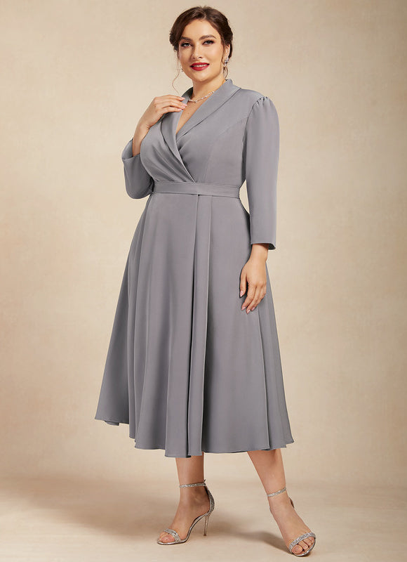 Robe Cocktail Grise Chic - gallery 9