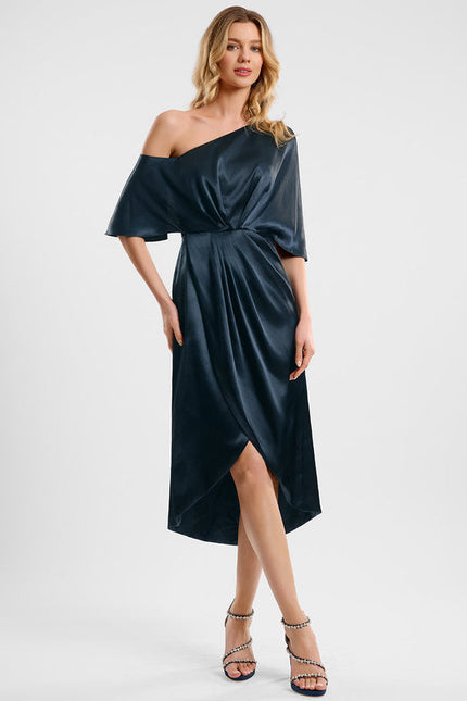 Robe Cocktail Éclat Satiné - gallery 2