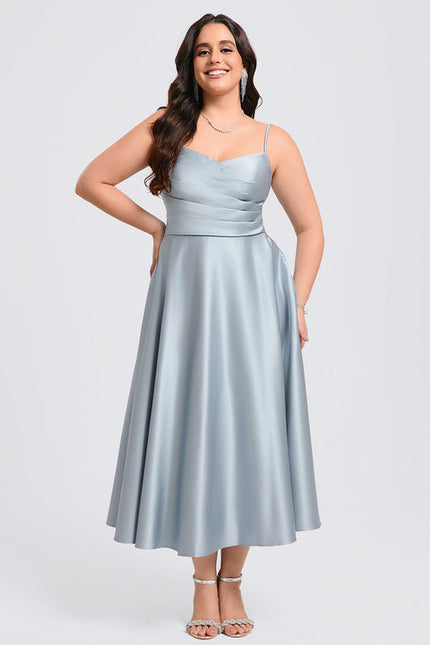 Robe Cocktail Élégance Satinée - gallery 9