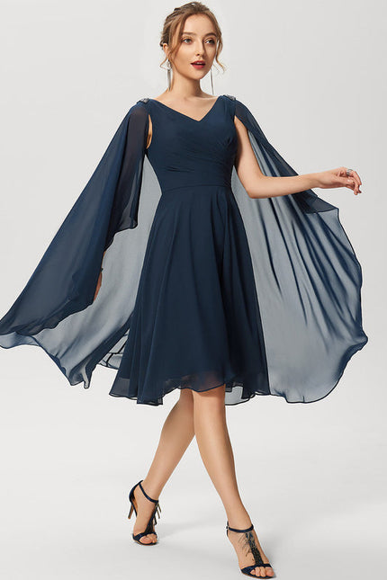 Robe Cocktail Voile De Minuit - gallery 2