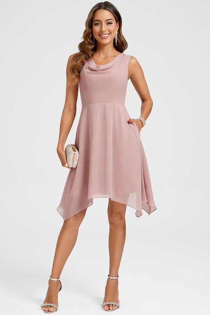 Robe Cocktail Col Benitier - gallery 3