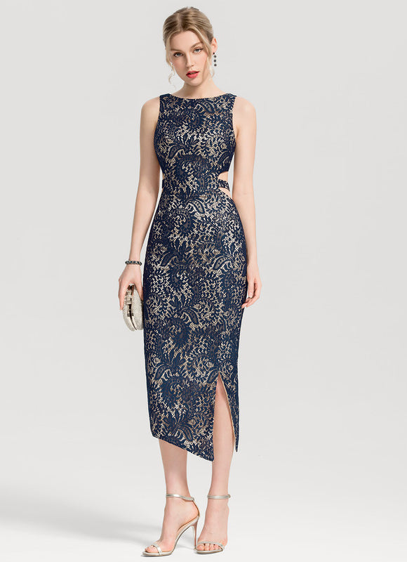 Robe Cocktail Nuit Émeraude Chic - gallery 1