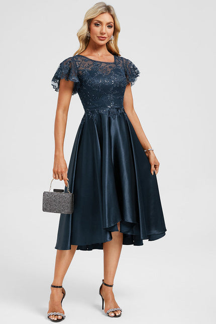 Robe Cocktail Émeraude Festive - gallery 1