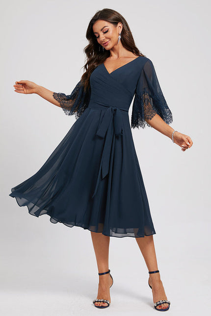 Robe Cocktail Tulle Pétale Chic