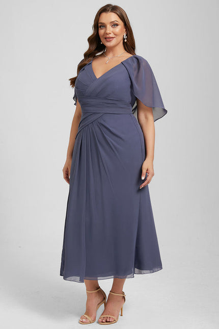 Robe De Cocktail Volants Superposés - gallery 8