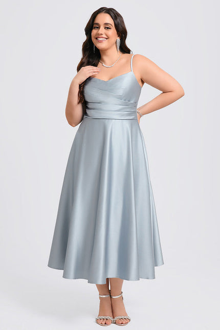 Robe Cocktail Élégance Satinée - gallery 6