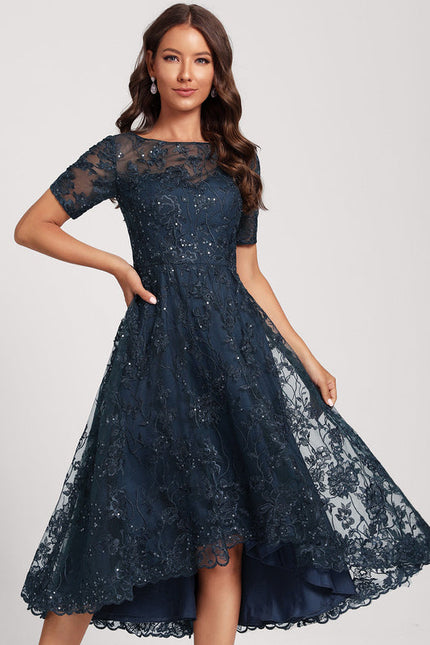 Robe De Cocktail En Dentelle De Calais