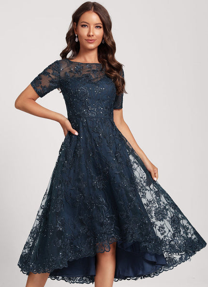 Robe De Cocktail En Dentelle De Calais