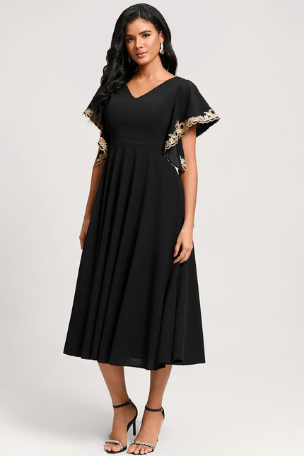 Robe Cocktail Noir Chic - gallery 1
