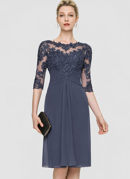 Robe Cocktail Nuit Dentelée Chic