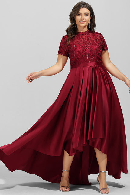Robe Cocktail Rouge Élégance - gallery 6