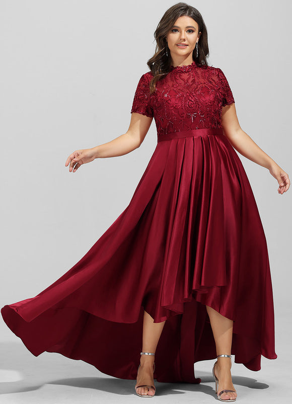 Robe Cocktail Rouge Élégance - gallery 6