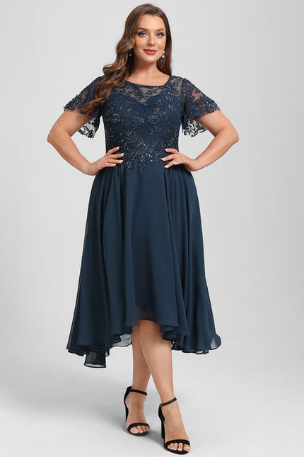 Robe Cocktail Émeraude Couture - gallery 9