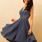 Robe Cocktail Étoile En Mousseline