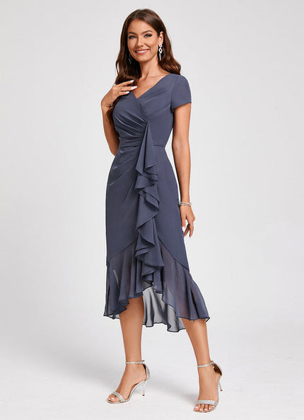 Robe Cocktail Aérienne Chic