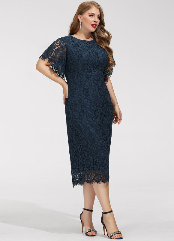 Robe Cocktail Nuit Marine Élégante - gallery 8