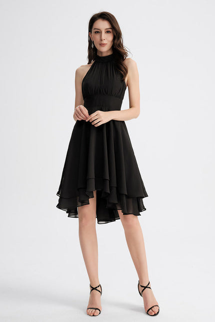 Robe Cocktail Fluide Éclatante
