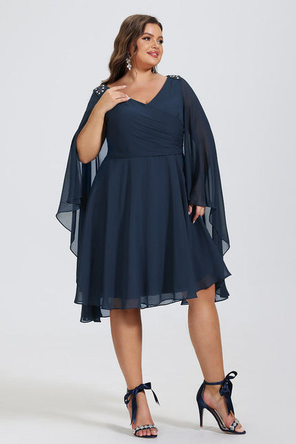 Robe Cocktail Voile De Minuit - gallery 7