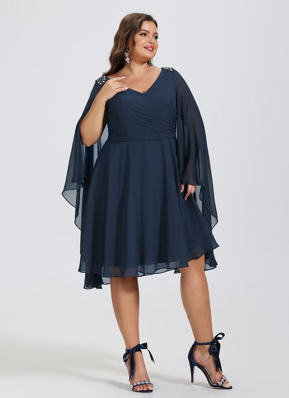 Robe Cocktail Voile De Minuit - gallery 7