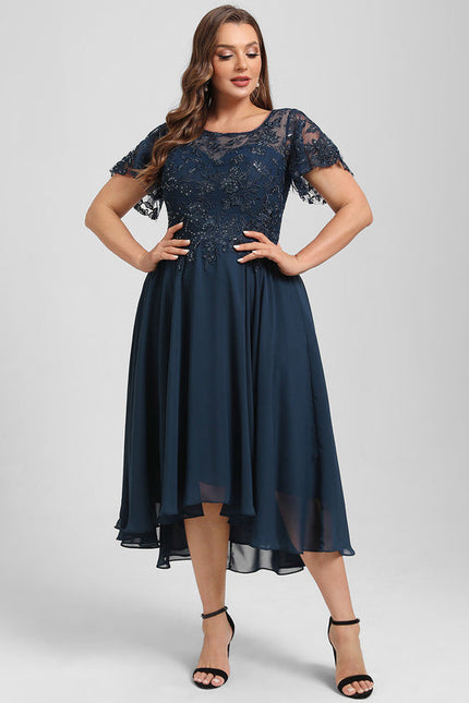 Robe Cocktail Émeraude Couture - gallery 8