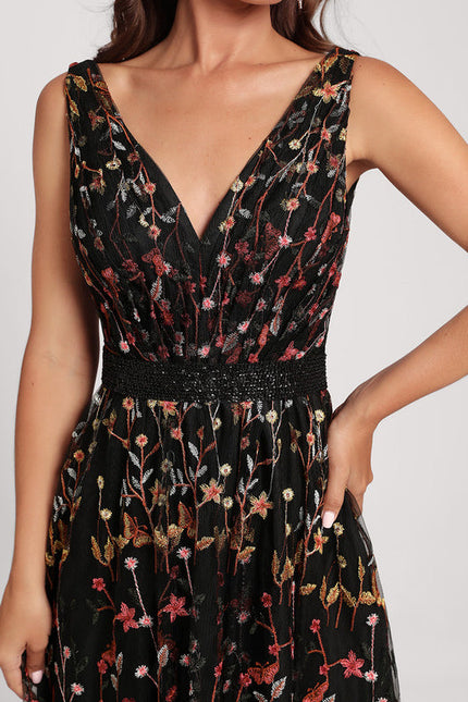 Robe Cocktail Fleur Éthérée - gallery 4