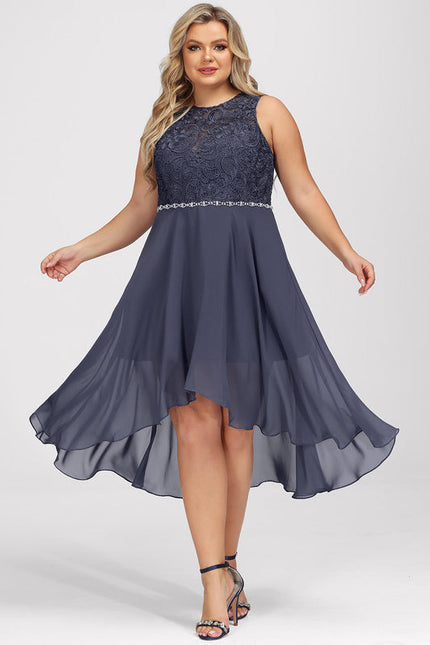 Robe Cocktail Éclat Vert Satiné - gallery 9