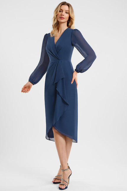 Robe Cocktail Chiffon - gallery 5