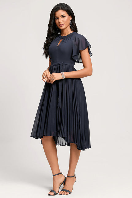 Robe Cocktail Plissée - gallery 2