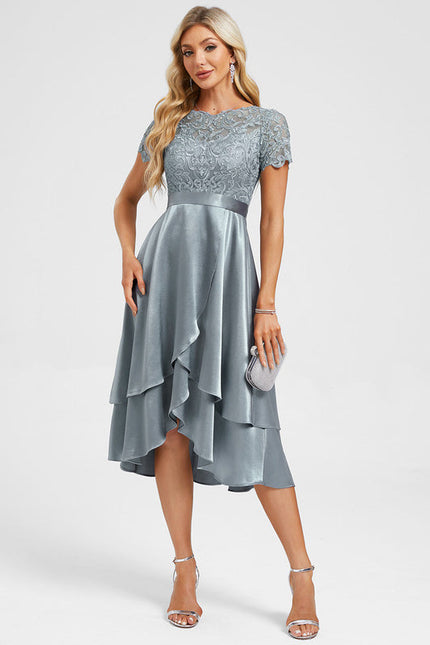 Robe Cocktail Élégance Aquatique - gallery 2