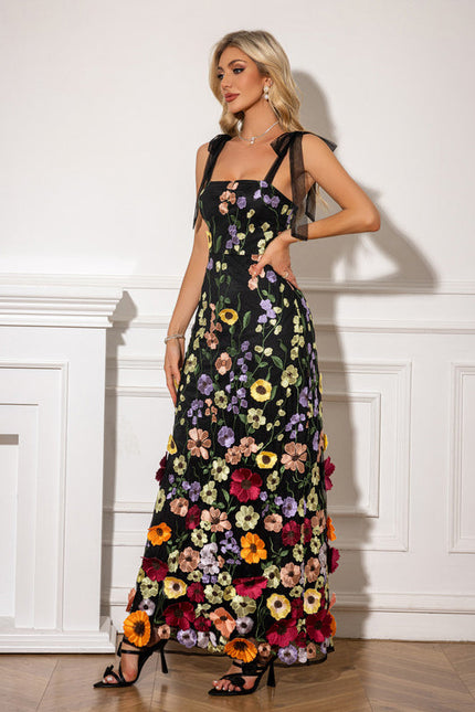 Robe Cocktail Fleur Nocturne - gallery 4