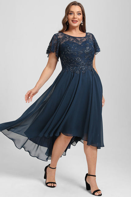 Robe Cocktail Émeraude Couture - gallery 7