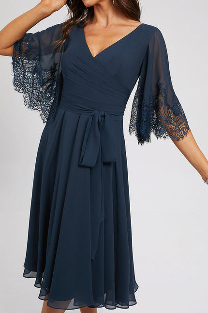 Robe Cocktail Tulle Pétale Chic - gallery 5