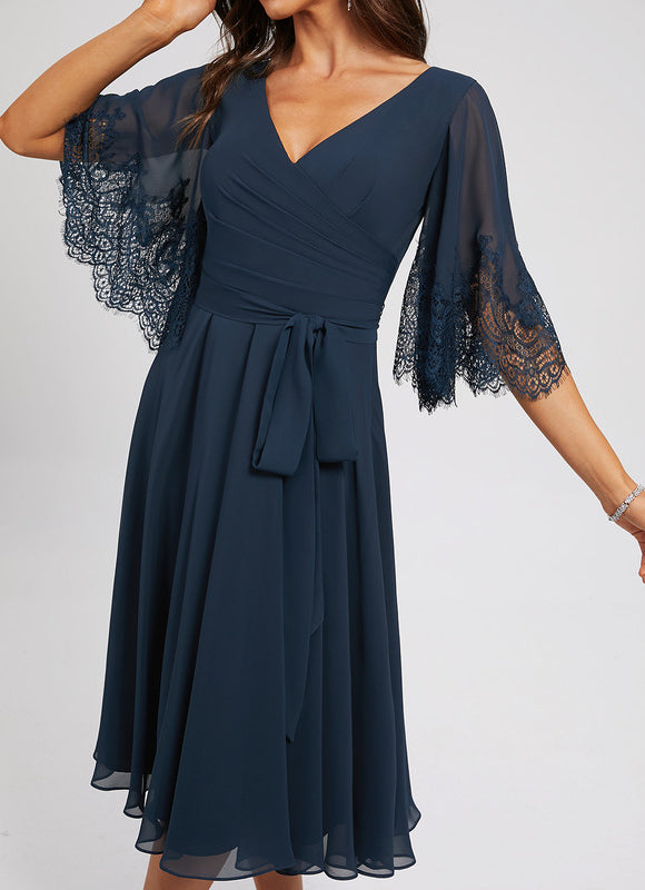 Robe Cocktail Tulle Pétale Chic - gallery 5