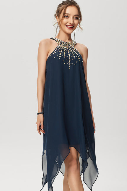 Robe Cocktail Nuit Étoilée