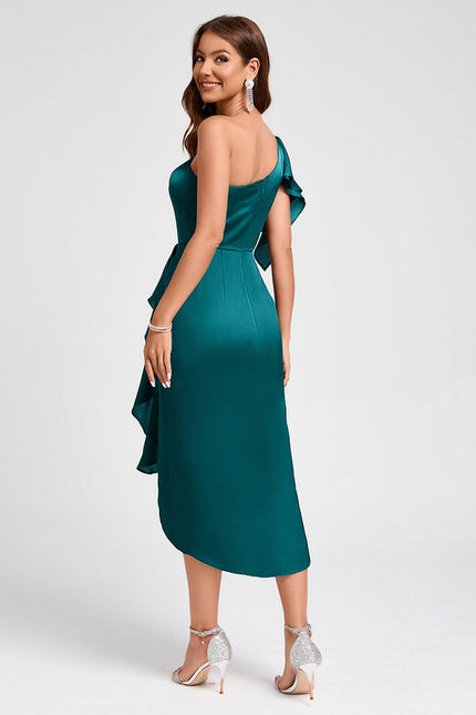 Robe Cocktail Satinée Couture - gallery 4