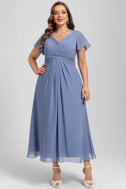 Robe De Cocktail Volants Superposés - gallery 8