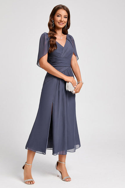 Robe De Cocktail Volants Superposés