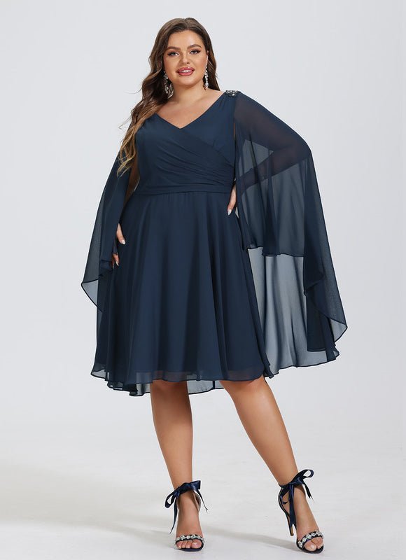 Robe Cocktail Voile De Minuit - gallery 5
