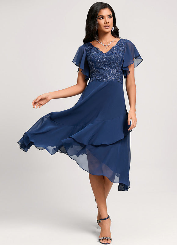 Robes De Cocktail Asymetrique - gallery 3