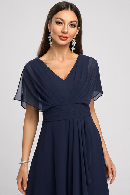 Robe Cocktail Fluide Vert Pâle - gallery 4