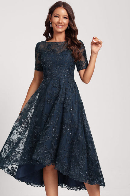 Robe De Cocktail En Dentelle De Calais - gallery 2