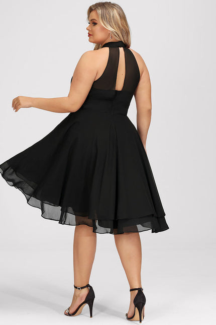 Robe Cocktail Fluide Éclatante - gallery 8